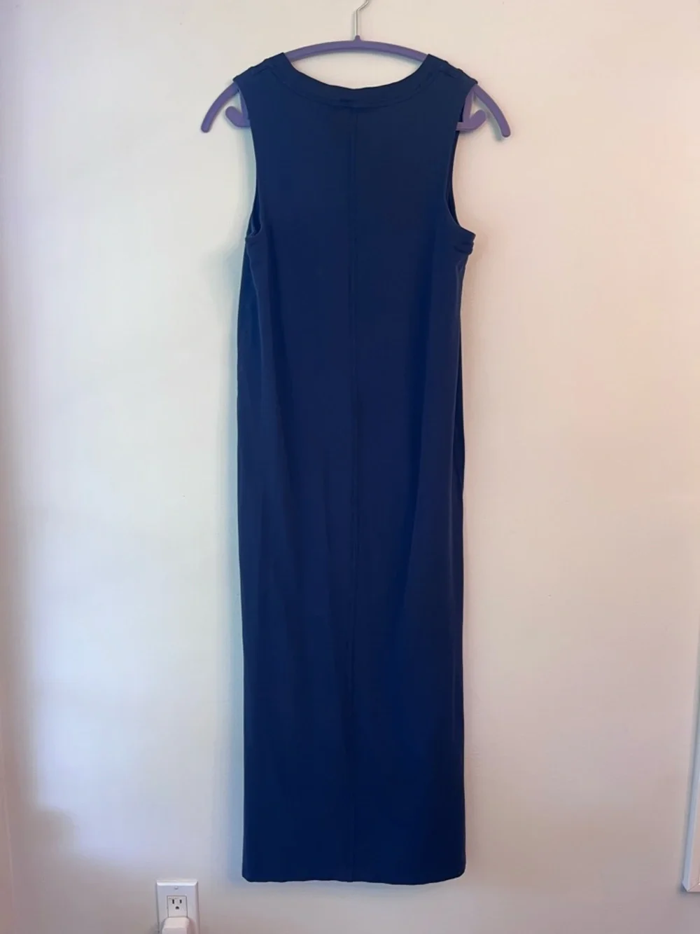 Lululemon All Yours Tank Midi Sleeveless Navy Scoop Neck Dress - Picture 5 of 6